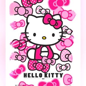 Hello Kitty Pink Bows Poster NWT